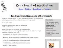 Tablet Screenshot of heartofmeditation.com
